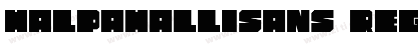 HalpaHalliSans Regul字体转换